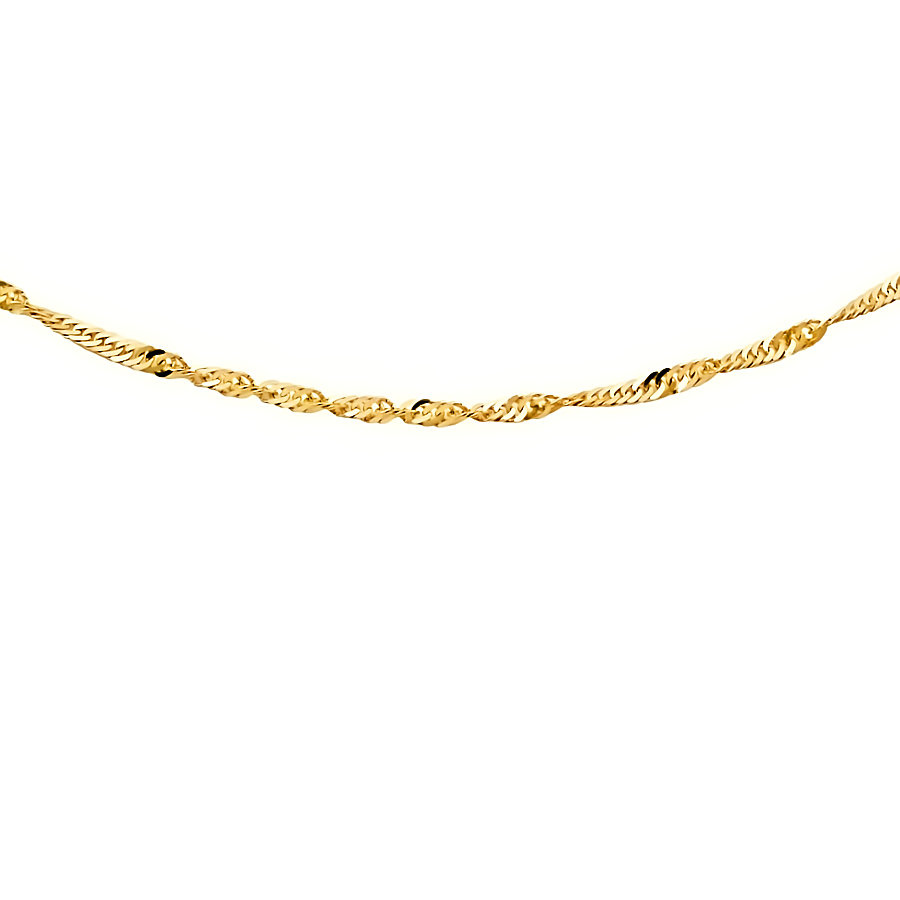 9ct gold 3.2g 18 inch Singapore Chain